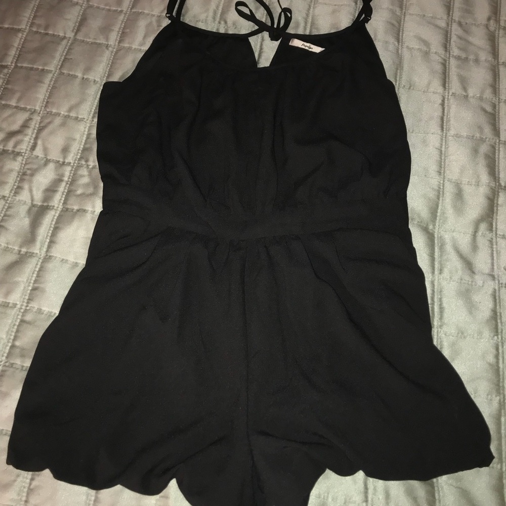 Black Short Romper